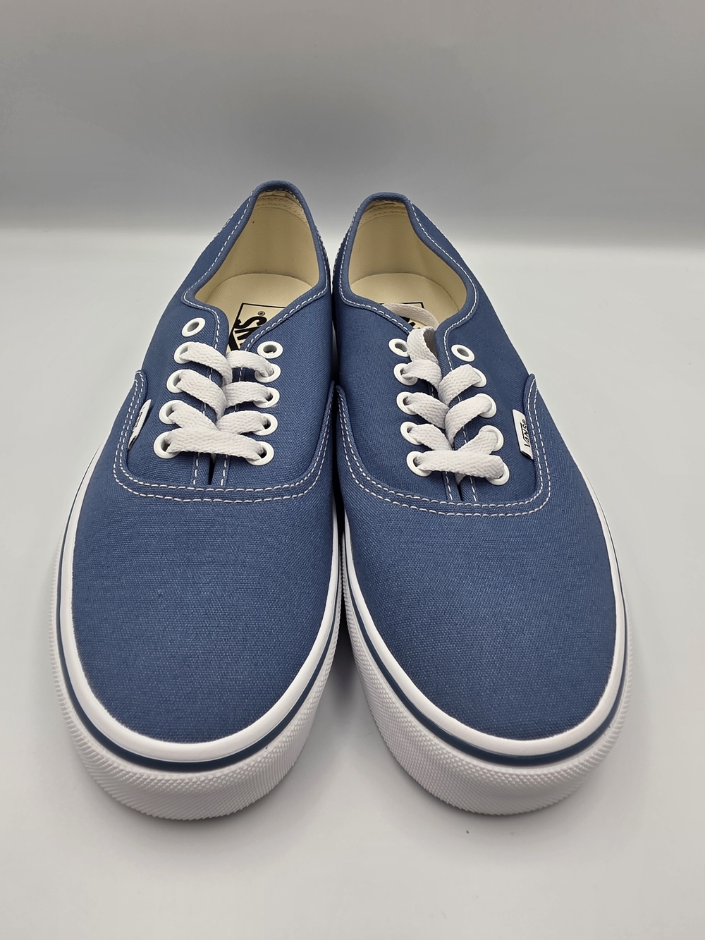 Vans Authentic Canvas Low-Top Sneakers - Navy Blue